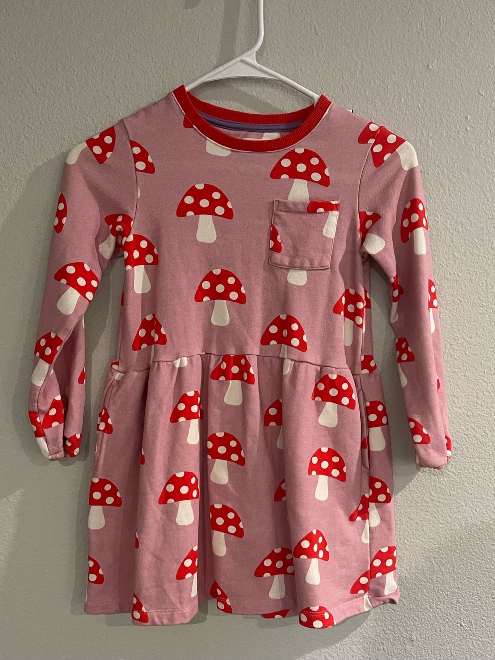 Fun mushroom sweatshirt dress Mini Boden